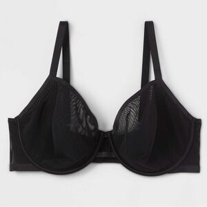 117. Auden Black Underwire Bra
